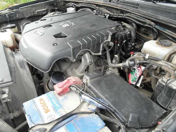 Подкапотная компоновка: двигатель 1GR-FE, Toyota LC Prado 120