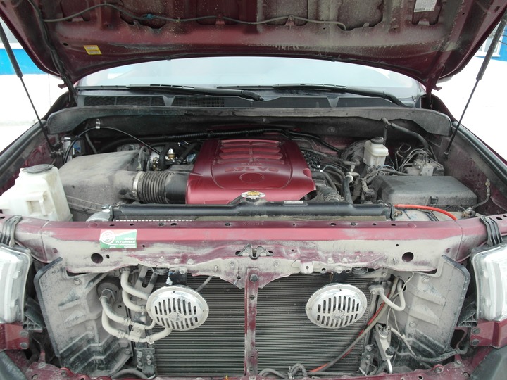 Подкапотная компоновка, ГБО AEB (Италия), двигатель 3UR-FBE i-Force, Toyota Tundra