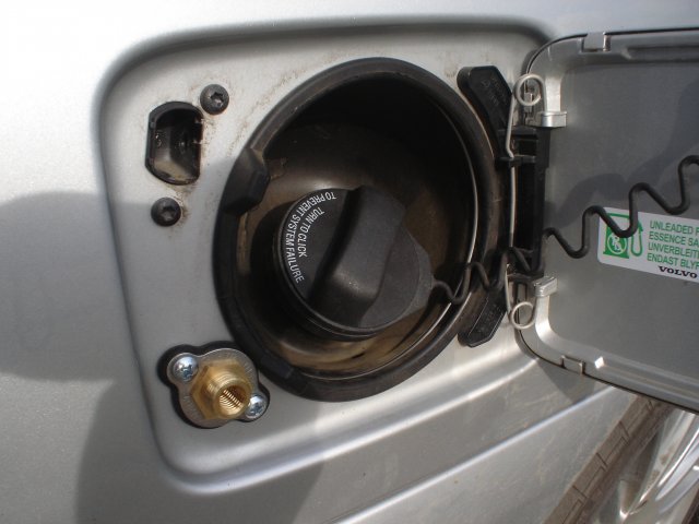 Газовое заправочное устройство ГБО на Volvo C60