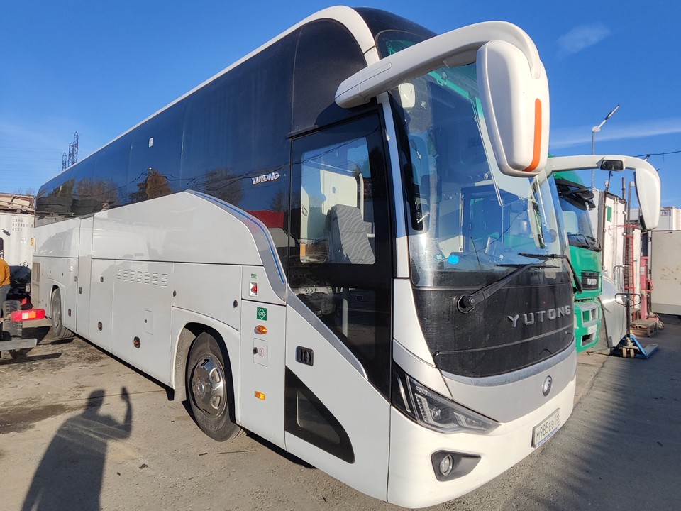 YUTONG ZK6122H9 CNG установка дополнительных газовых баллонов