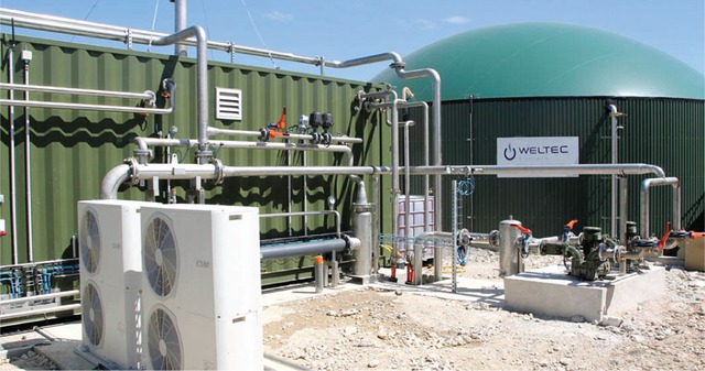 Завод по производству биогаза в Европе