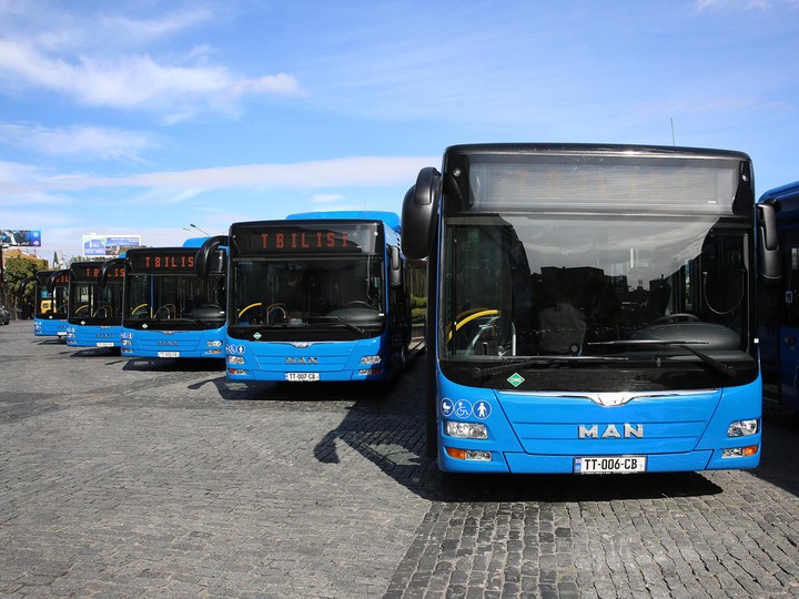 Автобусы MAN City Lion CNG в Тбилиси