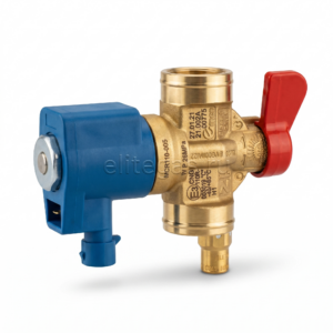 Вентиль баллонный EMER с эл.клапаном MCR110 (вент., эл.клапан 12V под трубку д.6)