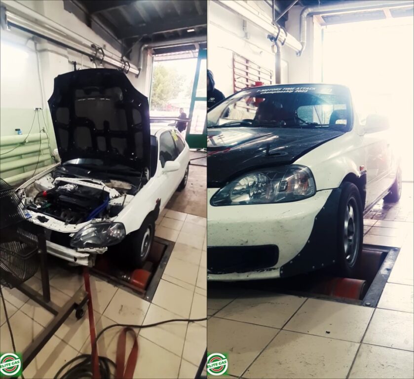Honda Civic настройка на диностенде | Элитгаз Екатеринбург