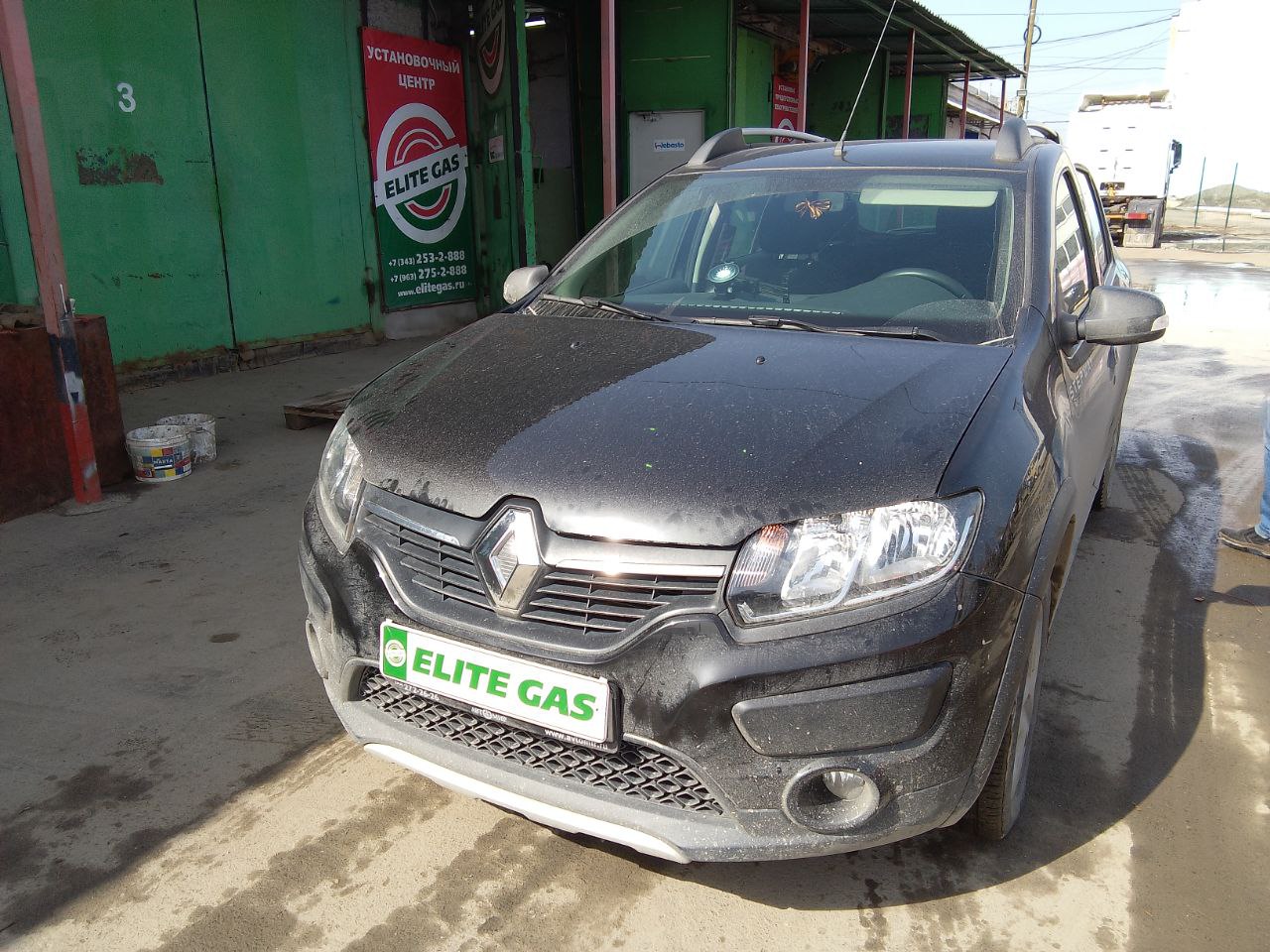 Установка ГБО метан на Renault Sandero 1.6 | Элитгаз Екатеринбург