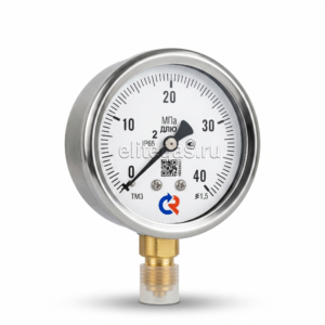 Манометр механич. виброустойч.СИЛИКОН  РОСМА (0-40МРа) G-1/4 резьба