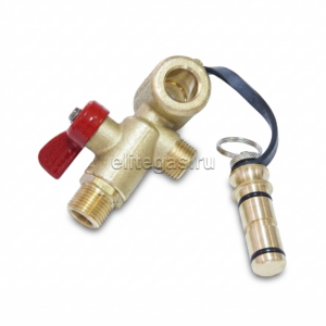 Заправочное устройство Emer VALC472 с обратным клапаном М14*1 под манометр