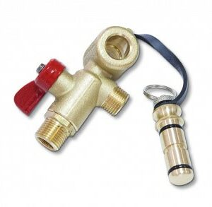 Заправочное устройство Emer VALC472 с обратным клапаном М14*1 под манометр