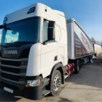 Установка метановых баллонов в полуприцеп KAILE AKL9400