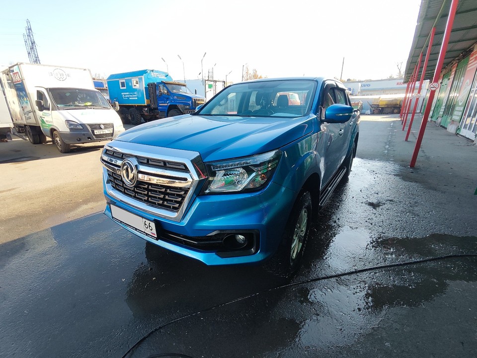 установка подогревателя Бинар-5S на Dongfeng DF6