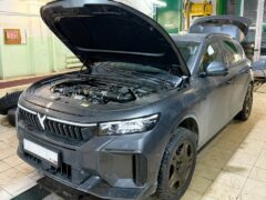 Установка газового оборудования на гибридный Voyah Free.