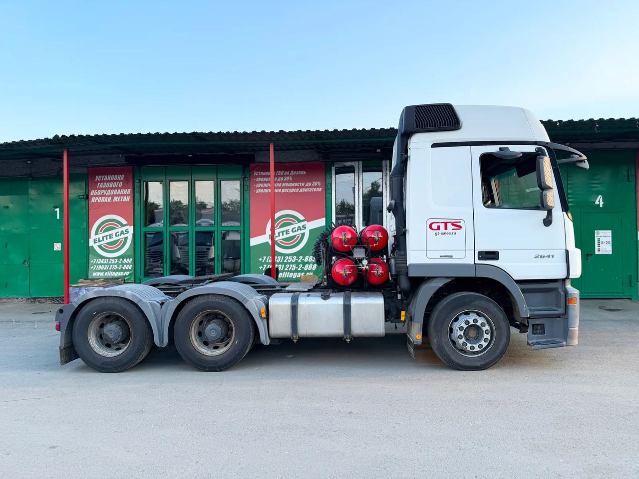 Газодизельная система на Mercedes Actros 2641 — фото 4