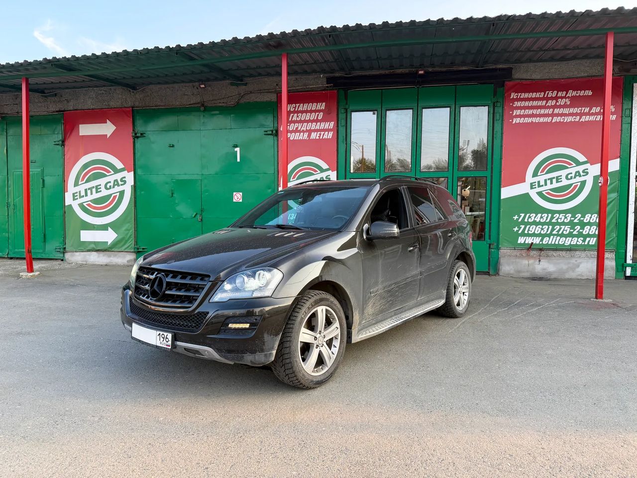 ГБО пропан на Mercedes-Benz ML 350